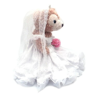 シェリーメイ ウェディング ティアラとピンクのブーケ ぬいぐるみ コスチューム Sサイズ用 Wedding-LightPink-New エクセルワールド 誕生日 ギフト プレゼントにも