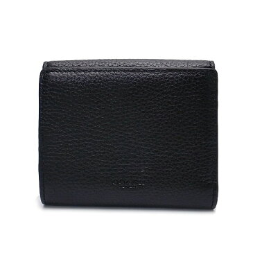 コーチ 財布 COACH アウトレット 二つ折り財布 6654 IMBLK キャリッジ ミニ財布 ブラック あす楽 エクセルワールド 誕生日 ギフト プレゼントにも レディース ブランド ウォレット 財布