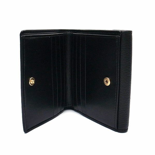 コーチ 財布 COACH アウトレット 二つ折り財布 7250 IMAA8 スタッド キャリッジ ミニ財布 ブラウン×ブラック あす楽 エクセルワールド 誕生日 ギフト プレゼントにも レディース ブランド ウォレット 財布