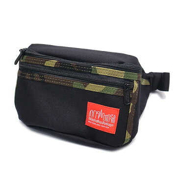 マンハッタンポーテージ MP1101-2 ウエスト バッグ ManhattanPortage ALLEYCAT WAIST BAG ボディバッグ ウエストポーチ ブラック×カモフラ『あす楽』 エクセルワールド 誕生日 ギフト プレゼントにも TP2