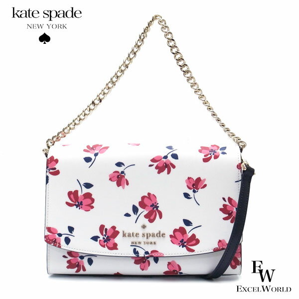 ケイトスペード kate spade バッグ アウトレット ショルダーバッグ WKR00429 974 フラワープリント ホワイト×マルチ あす楽 エクセル ギフト プレゼントにも レディース バッグ バック ブランド