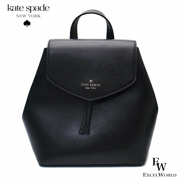 ケイトスペード リュック kate spade アウトレット バックパック WKR00345 001 レザー ブラック あす楽 エクセルワールド 母の日 プレゼント 誕生日 ギフト プレゼントにも レディース ブランド