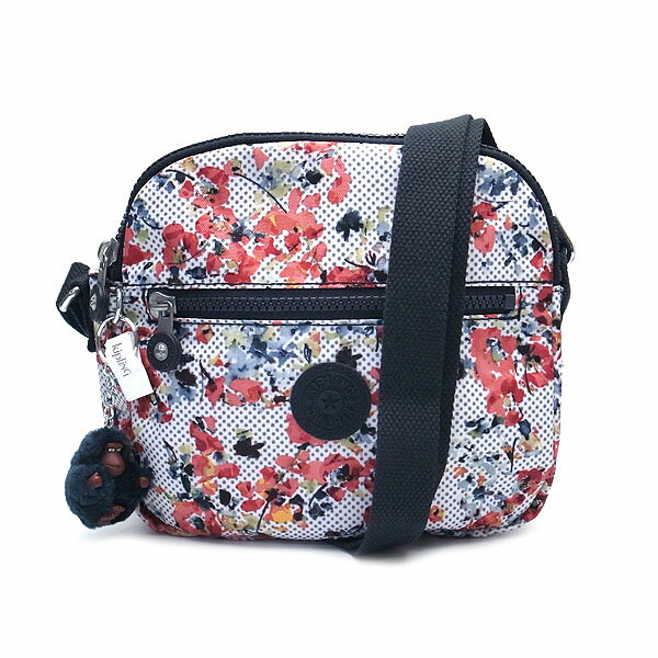 キプリング バッグ KIPLING アウトレット ショルダーバッグ HB6468 9BQ 軽いナイロンバッグ 花柄 ホワイトマルチ エクセルワールド 誕生日 ギフト プレゼントにも レディース ショルダーバック バッグ バック ブランド