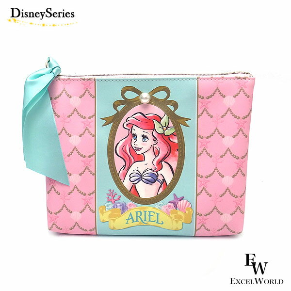 アリエル ポーチ リトルマーメイド アリエルの小物入れ 東京ディズニーリゾート限定 あす楽 エクセルワールド 誕生日 ギフト プレゼントにも かわいい ディズニーグッズのサムネイル