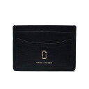 マーク ジェイコブス 名刺入れ レディース マークジェイコブス カードケース MARC JACOBS ダブルJロゴ M0015121 001 グレインレザー ブラック あす楽 エクセルワールド ギフト プレゼントにも レディース カードケース ブランド