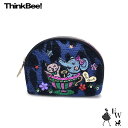 シンクビー ポーチ Think Bee 刺繍 小物入れ サーカスパーティー ポーチ 小物入れ 化粧ポーチ あす楽 エクセルワールド プレゼント ギフト プレゼン...