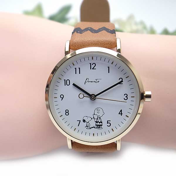 スヌーピー PEANUTS 時計 レディース 時計スヌーピーの時計 ブラウン スヌーピーの時計 PNT018-2 エクセル ギフト プレゼントにも かわいい時計 TP10