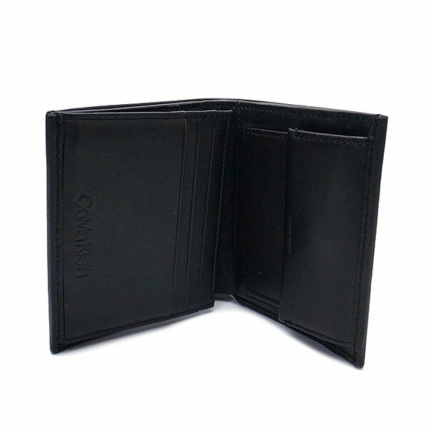 【訳あり】カルバンクライン メンズ 財布 三つ折り財布 Calvin Klein K50K507147BAX 小銭入れ付き レザー ボックス付き ブラック エクセルワールド 誕生日 ギフト プレゼントにも メンズ ブランド ウォレット おしゃれ かっこいい財布 3