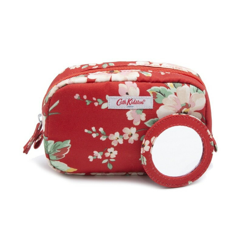 キャスキッドソン Cath Kidston ポーチ 化粧ポーチ 1010282-106141018121102 花柄 レッド エクセルワールド 誕生日 ギフト プレゼントにも レディース ブランド おしゃれ かわいいポーチ