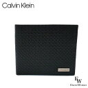 カルバン・クライン 二つ折り財布 メンズ カルバンクライン 財布 Calvin Klein 二つ折り財布 31CK13 0007 小銭入れ付き レザー ボックス付き ブラック エクセルワールド ギフト プレゼントにも メンズ ブランド ウォレット おしゃれ かっこいい財布