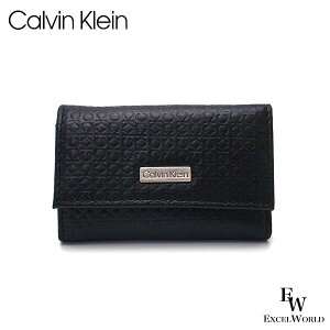 カルバンクライン キーケース Calvin Klein 6連 キーホルダー 31CK170001 レザー ボックス付き ブラック エクセルワールド 誕生日 ギフト プレゼントにも メンズ ブランド ウォレット おしゃれ かっこいい財布