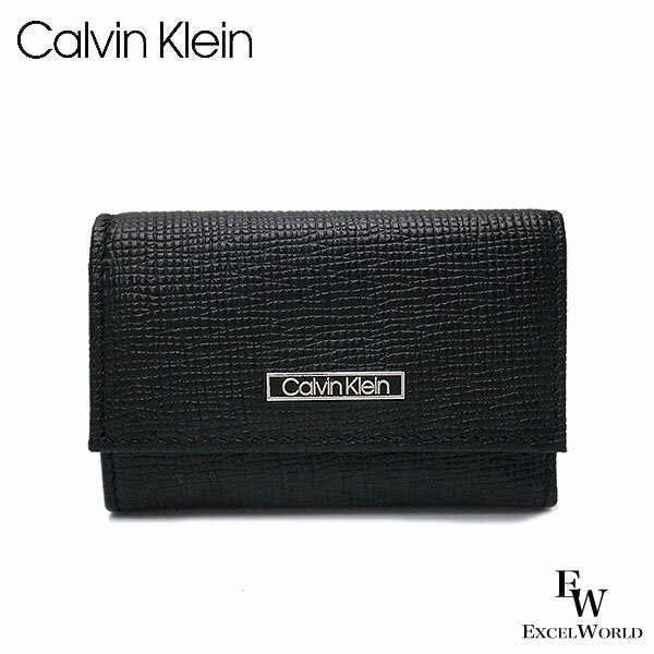 カルバン・クライン 革財布 メンズ カルバンクライン キーケース Calvin Klein 6連 キーホルダー 31CK170003 レザー ボックス付き ブラック エクセルワールド ギフト プレゼントにも メンズ 父の日ギフトにも ブランド ウォレット おしゃれ かっこいいキーケース