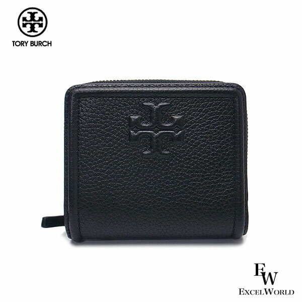 トリーバーチ 財布 アウトレット 二つ折り財布 80164 001 TORY BURCH ブラック あす楽 エクセルワールド ギフト プレゼントにも レディース ブランド ウォレット おしゃれブランド