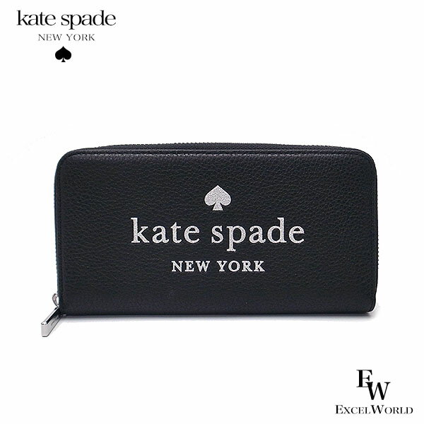 ケイト・スペード ニューヨーク 財布（レディース） スーパーセール特別価格 ケイトスペード 財布 kate spade アウトレット 長財布 K4708 001 グリッター ラメ ブラックマルチ あす楽 エクセルワールド ギフト プレゼントにも レディース ブランド ウォレット SS