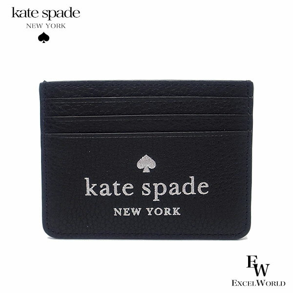 ケイトスペード ケイトスペード カードケース kate spade アウトレット パスケース K4706 001 グリッター ブラック あす楽 エクセルワールド ギフト プレゼントにも レディース ブランド おしゃれ