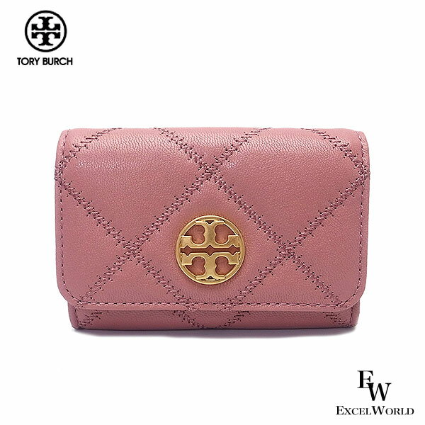 トリーバーチ 名刺入れ トリーバーチ カードケース アウトレット 名刺入れ 87866 651 TORY BURCH レザー ピンク あす楽 エクセルワールド レディース ブランド プレゼントにも