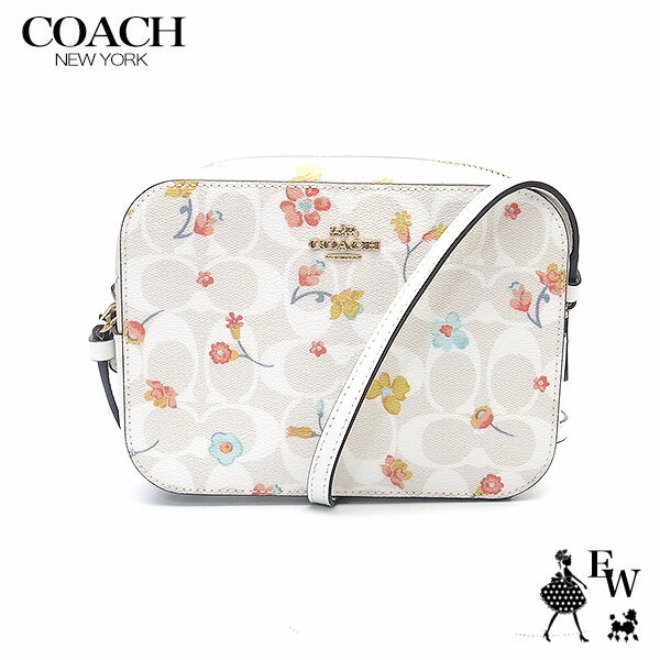 コーチ バッグ COACH アウトレット ショルダーバッグ C8700 IMCAH シグネチャー 花柄 ホワイトマルチ あす楽 エクセル ギフト プレゼントにも レディース ブランド ウォレット 財布 SS