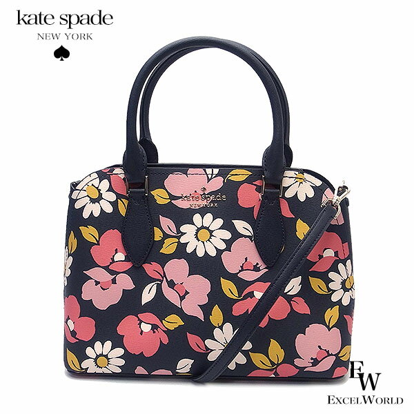 ケイトスペード バッグ アウトレット ショルダーバッグ ハンドバッグ 2WAY K6108 403 kate spade ダーシー 花柄 ネイビーマルチ あす楽 エクセルワールド ギフト プレゼントにも レディース バッグ バック ブランド