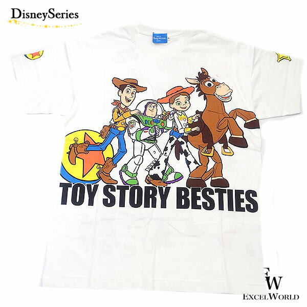 トイストーリー Tシャツ Lサイズ TOYSTORY BESTIES ディズニーリゾート限定 ダッフ ...