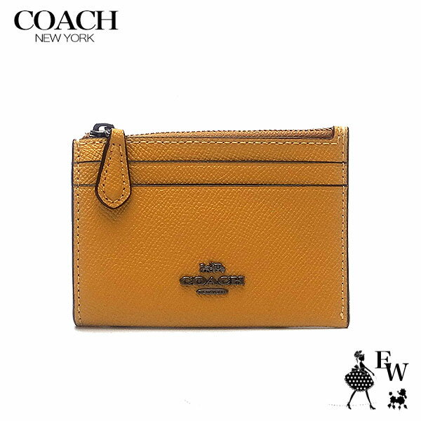 コーチ コーチ 財布 アウトレット コインケース 小銭入れ キーリング付き F88250 88250 QBBUT COACH イエロー エクセルワールド ウォレット サイフ ブランド プレゼントにも zq