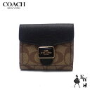 コーチ 財布 アウトレット COACH 二つ折り財布 C7805 IMLOV カーキ×ブラック あす楽 エクセルワールド ギフト プレゼントにも レディース ブランド おしゃれ かわいいウォレット