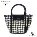 ケイトスペード ケイトスペード バッグ アウトレット kate spade ショルダーバッグ トートバッグ 2WAY K8125 001 千鳥柄 ブラック あす楽 エクセルワールド ギフト プレゼントにも レディース バッグ バック ブランド