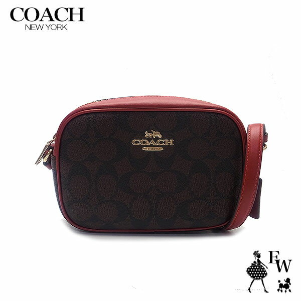 コーチ バッグ COACH アウトレット 人気のミニバッグ ショルダーバッグ C9926 IMRVQ ブラウン×レッド あす楽 エクセルワールド ギフト プレゼントにも レディース トートバック バッグ バック レディース ブランド