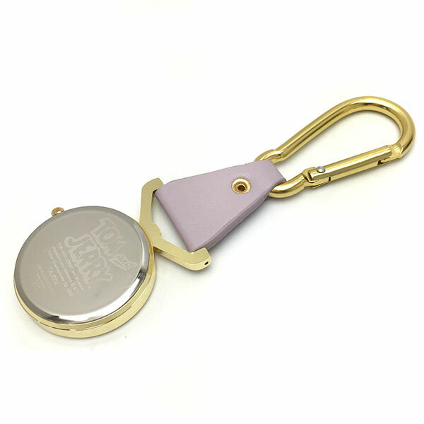 さあ運試し 最大100%還元 11/30まで トムとジェリー 時計 TAJ004 メンズ 父の日ギフトにも レディース カラビナ キーチェーン キーホルダー TAJ004-4 パープル ジェリー ゆうパケットでお届け送料無料 エクセルワールド ギフト プレゼントにも TP5