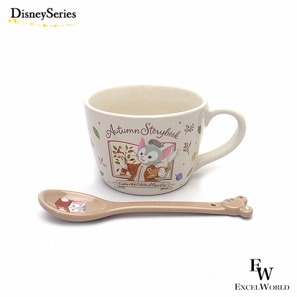 ダッフィー＆フレンズ マグカップ スプーン付き ダッフィー＆フレンズ オータムストーリーブック 2023 秋 東京ディズニーシー限定 ダッフィーグッズ エクセルワールド 誕生日 ギフト プレゼントにも かわいい ディズニーグッズのサムネイル