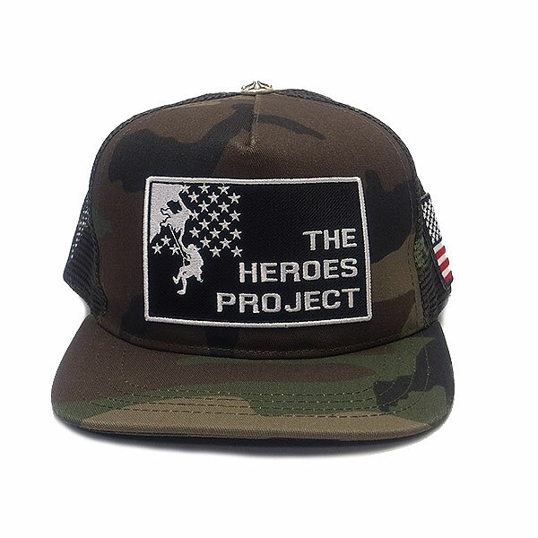 新品 即納 レア商品 クロムハーツ 帽子 CHROME HEARTS トラッカーキャップ ヒーローズ HEROES 迷彩柄 カモフラ あす楽 エクセル ギフト プレゼントにも ブランド キャップ 特別価格