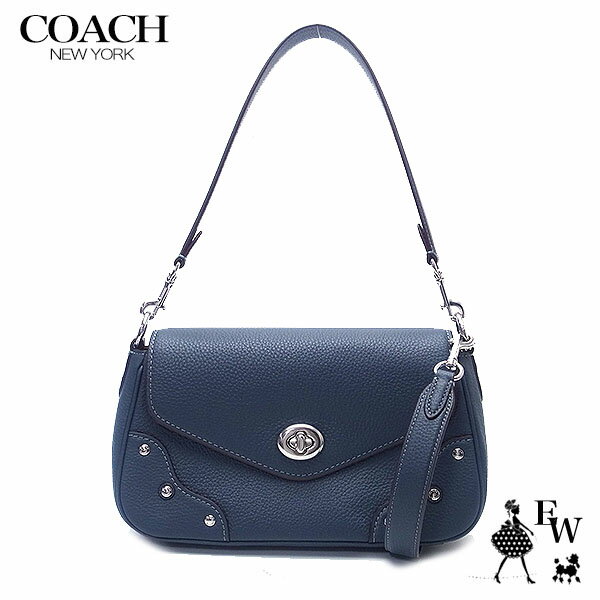 コーチ バッグ COACH アウトレット ショルダーバッグ CE634 SVDE レザー デニム あす楽 エクセルワールド ギフト プレゼントにも ショルダーバック バッグ バック レディース ブランド SS