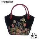 シンクビー バッグ フィオーレ ハンドバッグ A002341 Think Bee 花柄 あす楽 エクセルワールド 母の日 レディース ブランド プレゼントにも ...