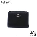 コーチ 財布 アウトレット COACH 二つ折り財布 人気のミニ財布 CM315 SVDTV ペブルレザー ブラック エクセルワールド 誕生日 ギフト プレゼントにも 母の日 レディース ブランド(4)