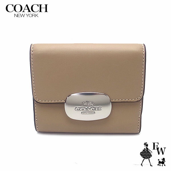 コーチ ミニ財布 レディース コーチ 財布 アウトレット COACH 二つ折り財布 人気のミニ財布 CP254 SVTP カーフレザー トープ エクセルワールド 誕生日 ギフト プレゼントにも レディース ブランド