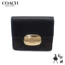 コーチ 財布 アウトレット COACH 二つ折り財布 人気のミニ財布 CP255 IMAA8 ブラウン×ブラック エクセルワールド 誕生日 ギフト プレゼントにも レディース ブランド