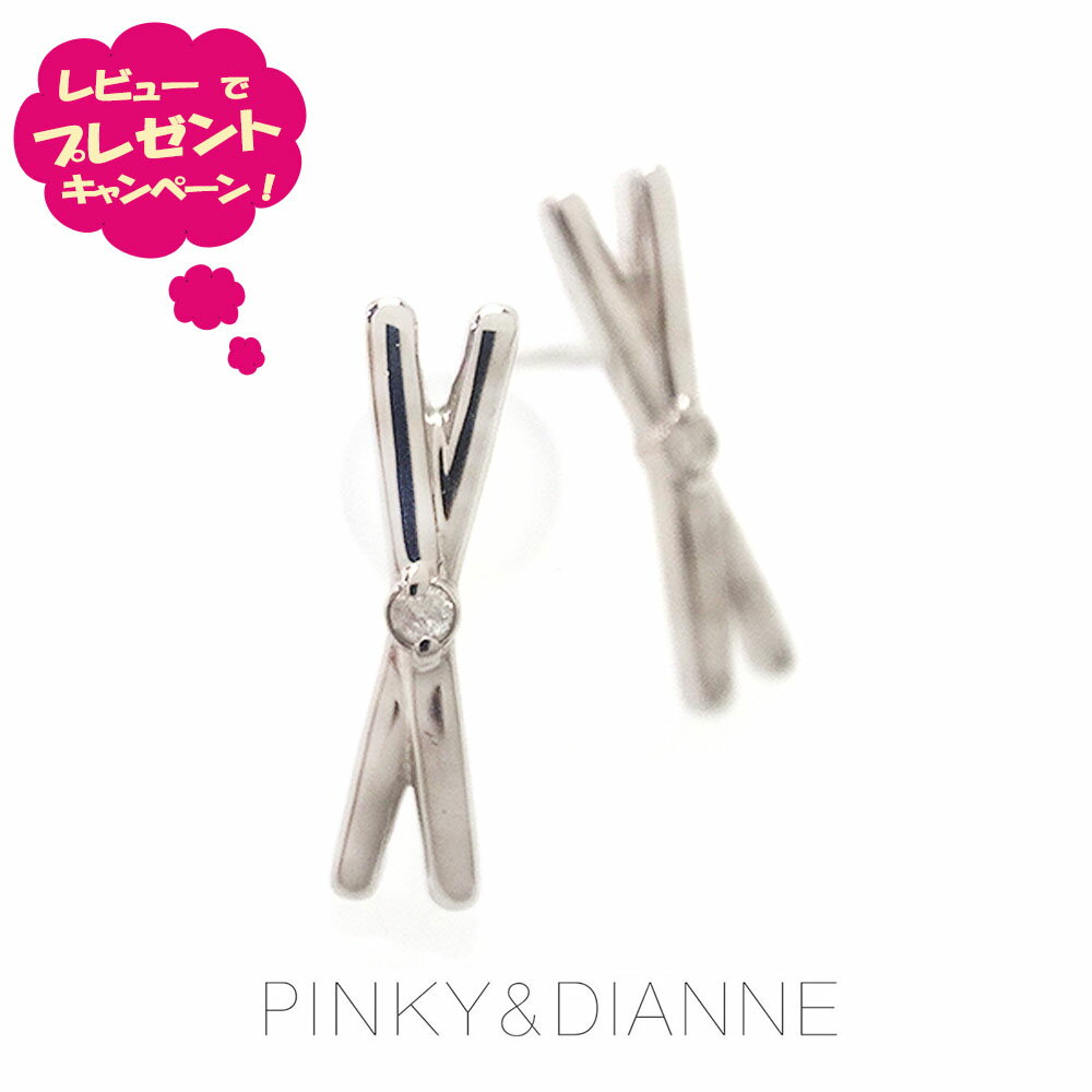 Chromium - ピンキー＆ダイアン ピアス Pinky＆Dianne シルバー プラチナコーティング VPRPD 52256 precious cross 〜プレシャスクロス〜 エクセルワールド 誕生日 ギフト プレゼントにも プレゼントに おしゃれなアクセサリー TP10