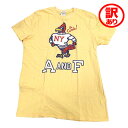 アバクロンビー＆フィッチ Tシャツ Abercrombie&Fitch Mサイズ イエロー エクセルワールド メンズ