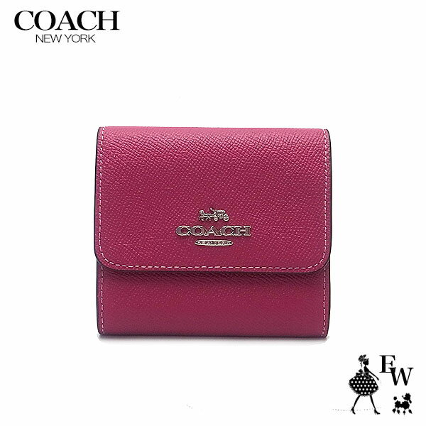 コーチ ミニ財布 レディース コーチ 財布 COACH アウトレット 三つ折り財布 人気の小さめ ミニ財布 CF427 SVAJN ピンク あす楽 エクセルワールド ギフト プレゼントにも レディース ブランド ウォレット