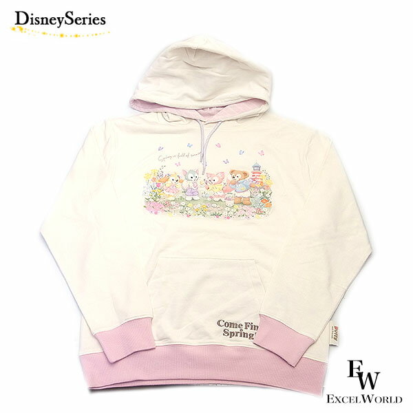 パーカー Mサイズ 部屋着にも ダッフィー＆フレンズのカムファインドスプリング ディズニーシー限定グッズ ギフト プレゼントにも ダッフィーグッズ かわいいのサムネイル