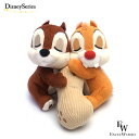チップとデール ピーナッツと寝ているチップ&デール ぬいぐるみ 高さ18cm エクセルワールド プレゼントにも ディズニーグッズ かわいい