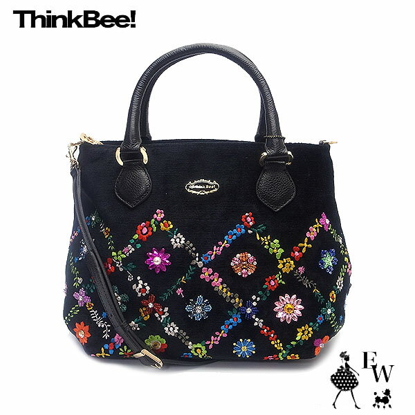樂天商城 - シンクビー バッグ Think Bee ショルダーバッグ オーバーザレインボー ミニトートバッグ A001968 ブラック あす楽 エクセルワールド 母の日 レディース ブランド 誕生日 ギフト プレゼントにも ブランド バッグ TP10