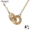 コーチ ネックレス COACH アクセサリー アウトレット レディーズ CO233 VP4 インターロッキング オープン サークル ゴールド あす楽 エクセルワ...