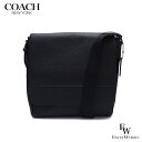 コーチ バッグ COACH アウトレット ショルダーバッグ 4007 QBBK 斜めがけ レザー ブラック エクセルワールド メンズ ブランド 誕生日 ギフト ...