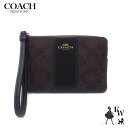 コーチ ポーチ アウトレット リストレット小物入れ CS602 IMAA8 COACH PVCレザー あす楽 エクセルワールド 誕生日 ギフト プレゼントにも レディース ブランド(4)