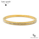 ケイトスペード バングル KATESPADE アウトレット ブレスレット アクセサリー O0RU2240 921 ラインストーン ゴールド×クリア エクセルワー...