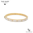 ケイトスペード ブレスレット KATESPADE アウトレット バングル O0RU2565 100 スペードロゴ ホワイト あす楽 エクセルワールド レディース...