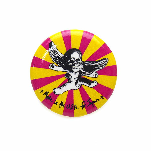 さあ運試し 最大100%還元 11/30まで 超レア新品 クロムハーツ 缶バッジ デッドストック品 フォッティ ピンク×イエロー エクセルワールド 誕生日 ギフ...