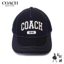 コーチ キャップ COACH アウトレット 帽子 エンブロイダード トラッカーキャップ CQ728BLK M-Lサイズ ブラック エクセルワールド メンズ レデ...