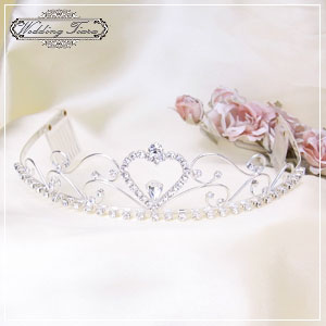 さあ運試し 最大100%還元 11/30まで ウェディング ティアラ TS0221C エクセルワールド ギフト プレゼントにも