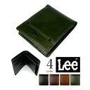全4色 Lee リー クロスステッチデザイン 二つ折り 財布 ウォレット リアルレザー エクセルワールド 誕生日 メンズ ギフト プレゼントにも ウォレット 財布(4)
